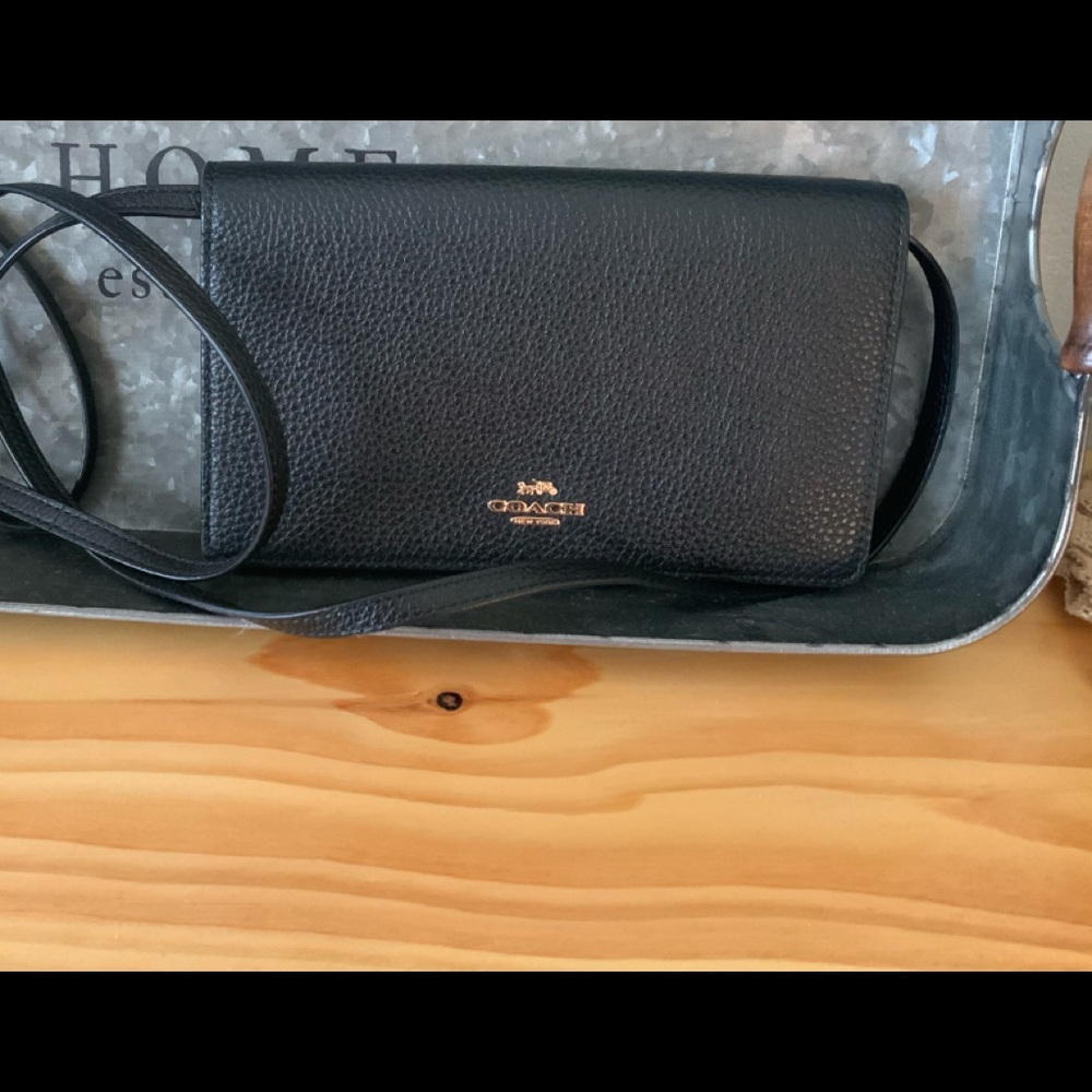 Coach Hayden Black Foldover Crossbody